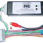 Add an aftermarket amplifier GM vehicles 2 channels w remote