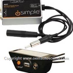 FM Universal aux input modulator hard wired USB