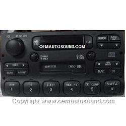 Ford Mercury JBL Factory Radio AM, FM Cassette Cd button F77F-18C852-BA