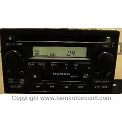 Honda 1998-2002 CD Player radio 39101-S84-A510