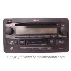 Toyota Tundra 2003 to 2005 cd player radio 86120-0C081