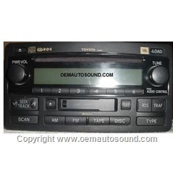 Toyota Tundra Sequoia 6 CD radio 03,04,05 JBL 86120-OC120