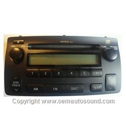 Radio Toyota Corolla 2003-2008 Cd Player 86120-02430