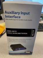 Toyota auxiliary audio input adapter - Image 2