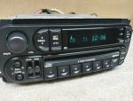 Front view OEM Chrysler Dodge Jeep RBQ Radio P05091979AF 6 disc CD changer