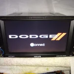 dodge touch screen radio face
