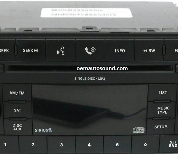 2007-2014  Factory Radio Chrysler Dodge Jeep P68021161AC